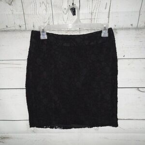 Express Lace Skirt Size 0 Black